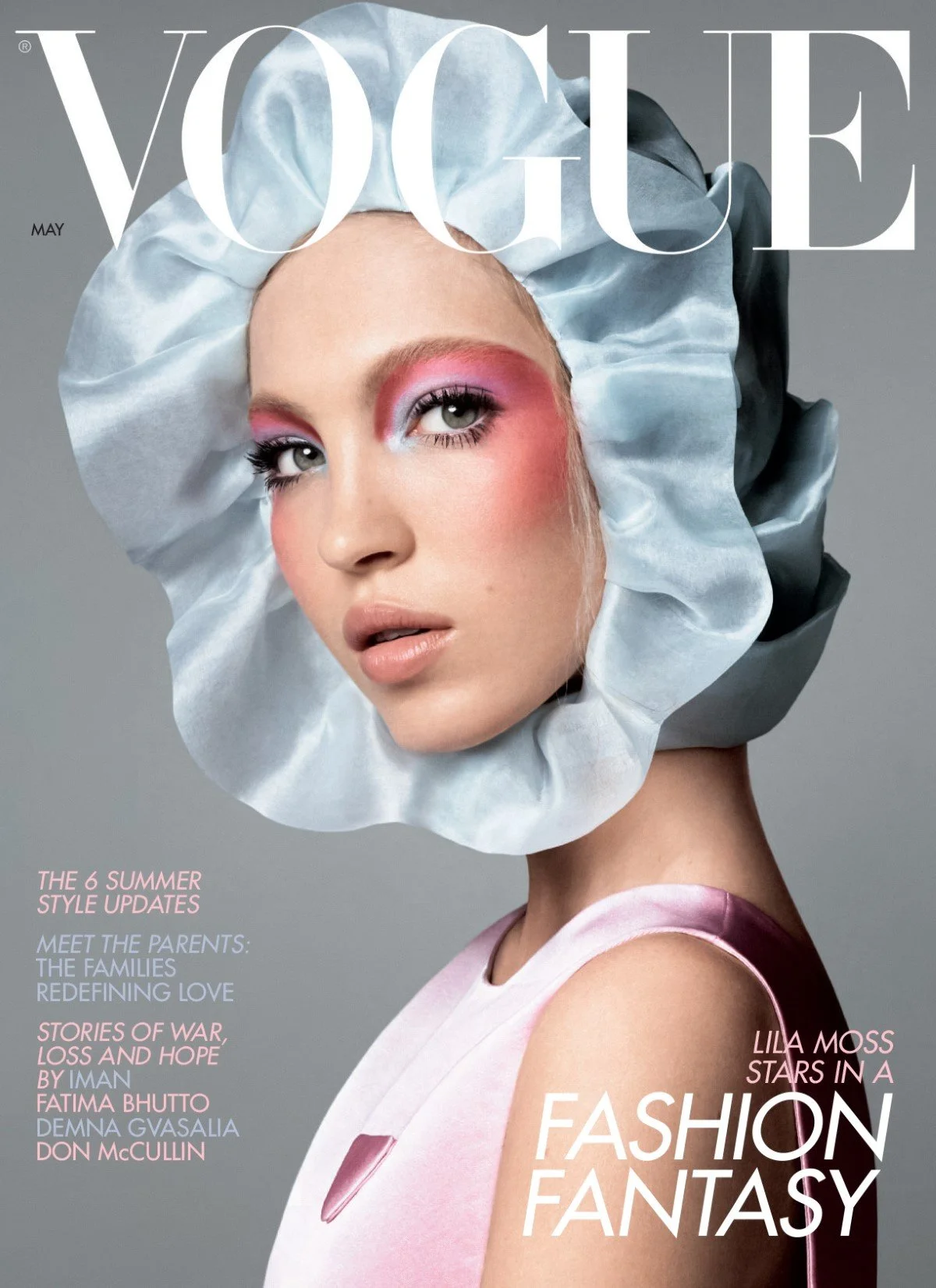 Lila Moss Covers Vogue UK May 2022 Lensed by Steven Meisel
